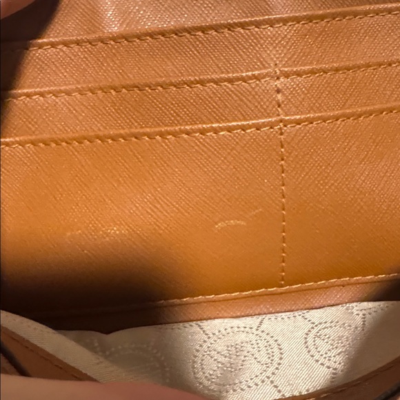 Michael Kors Brown Croc-Embossed Wallet - Picture 3 of 5